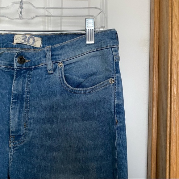 Free People We The Free Great-Heights Frayed Skinny-Jean Size 30 - Picture 3 of 10